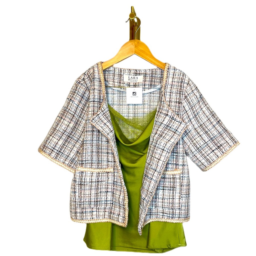 Woman’s Blazer all size nude black stripes colors